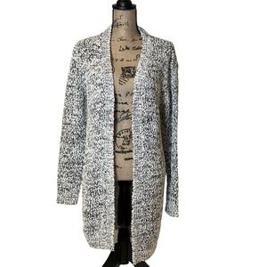 Forever 21 Long Black & White Cardigan. Size Small. Very Soft. New Without Tags